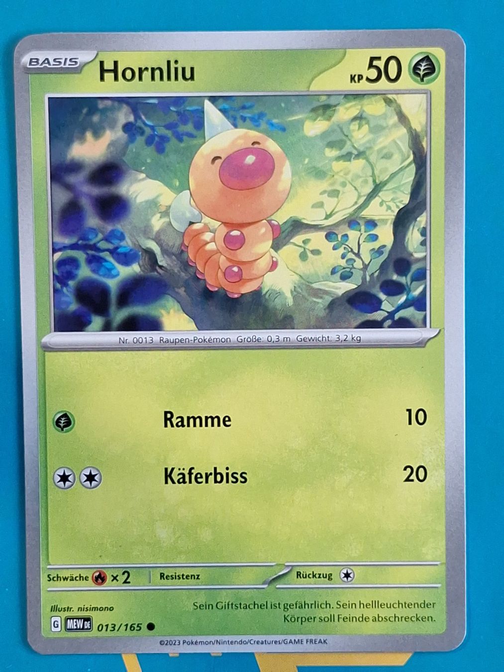 Pokémon Carte collezionabili: Hornliu - DEUTSCH Mew 151 - #2.8 – Usato da Altstätten SG venduto da GGsGameshop