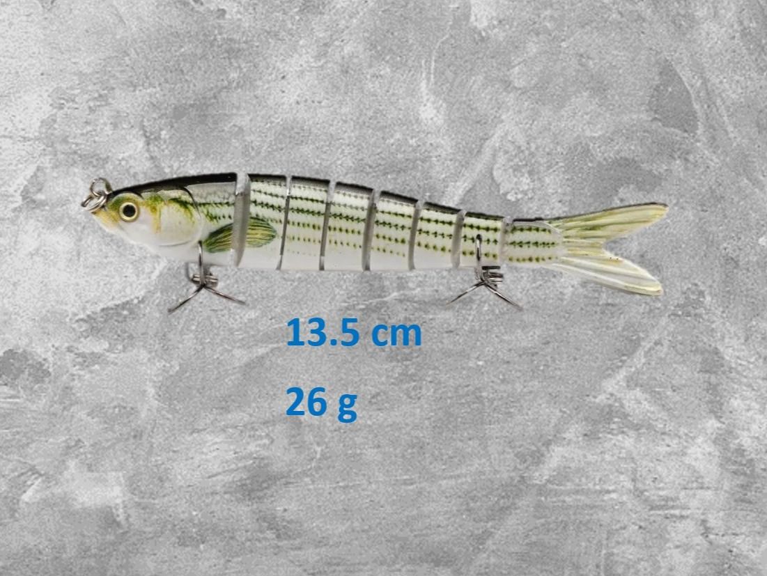 Köder: Angelköder Wobbler 13.5 cm, 26 g – Neu und originalverpackt aus Aarburg von 2..0
