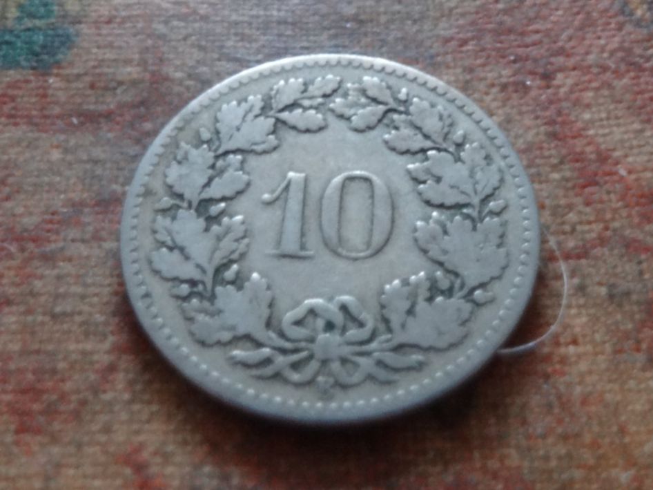 Tutti le monete: 10 Rp. 1883  (C) – Usato da Romanel-sur-Lausanne venduto da Swift13 1