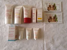Clarins Pflegeset inkl. Kosmetiktasche, NEU