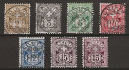 1906 : Serie Nr. 80 - 85 + 85a : KP 495.--
