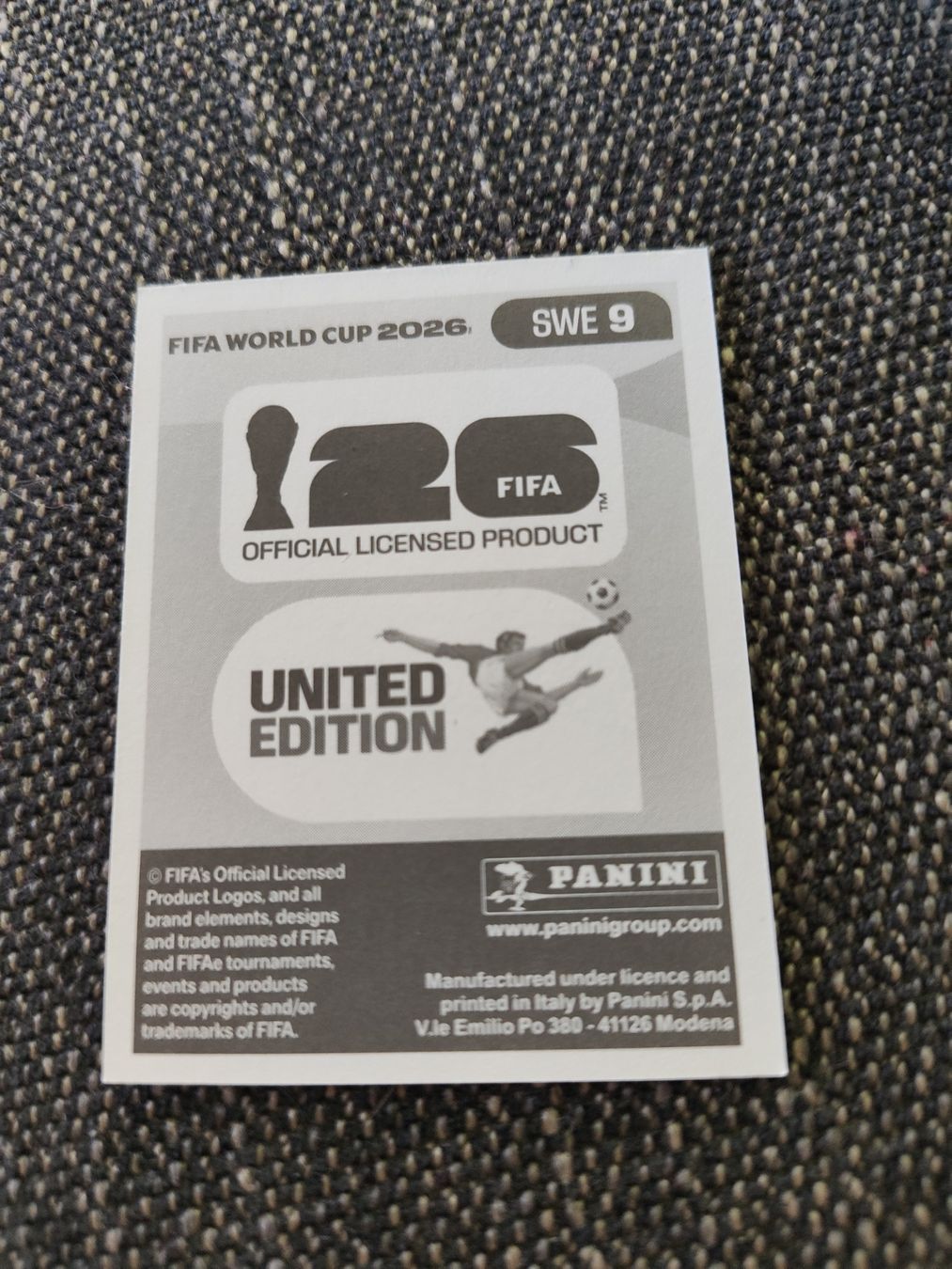 Panini Carte collezionabili: Panini 2026 Wm Swe 9 – Nuovo (secondo la descrizione) da Lieli venduto da Maholo 1