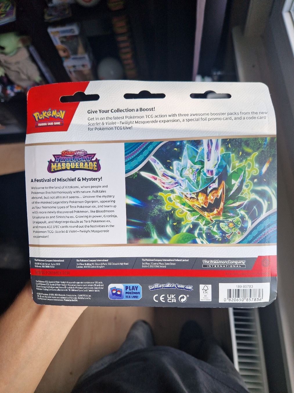 Pokémon Carte collezionabili: Twilight Masquerade 3er blister SEALED EN – Nuovo (secondo la descrizione) da Hubersdorf venduto da mando77 1