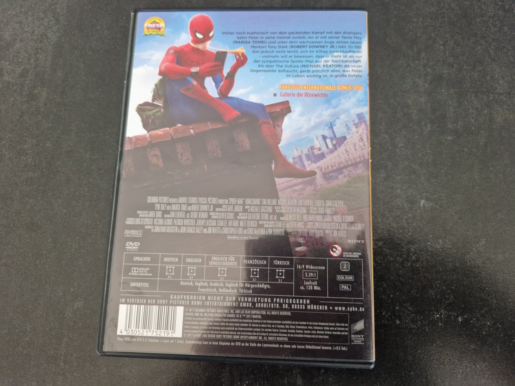 Tutti i DVDs: Spider-Man Homecoming DVD – Usato da Buchs SG venduto da Herc01 3