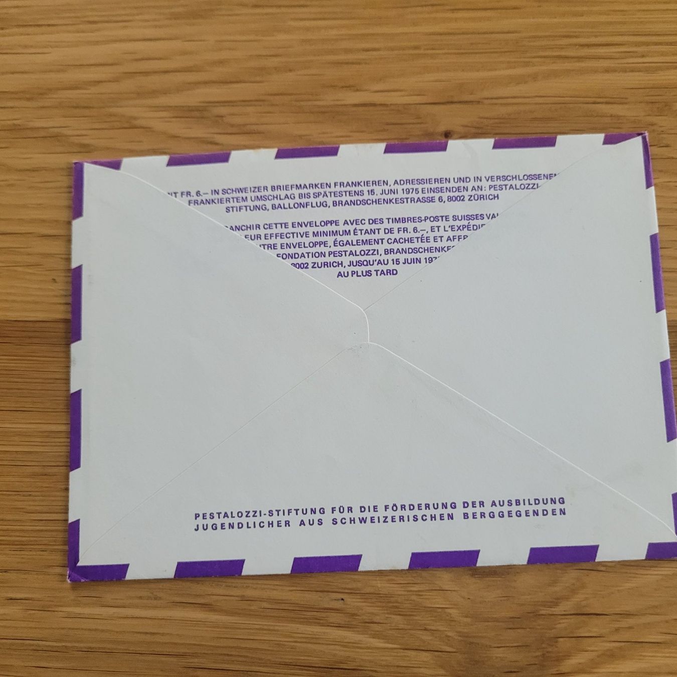 Alle Briefmarken: Luftpost Brissago Biel 1974 Pro Juventute – Gebraucht aus Biel/Bienne von Destockweb 1