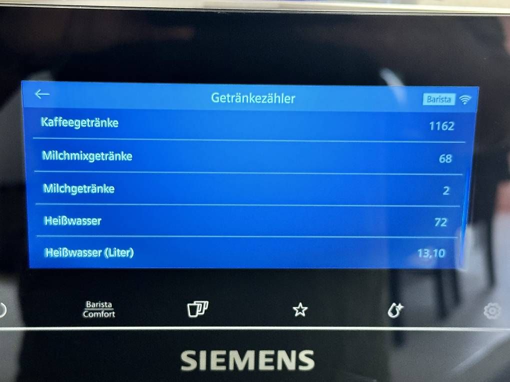 Siemens Macchine per caffè & Macchine per espresso: Siemens EQ900 TQ907D03 Kaffeevollautomat – Usato da Hünikon venduto da Neftipa 4
