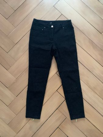 Jeanshose schwarz gemustert - 36