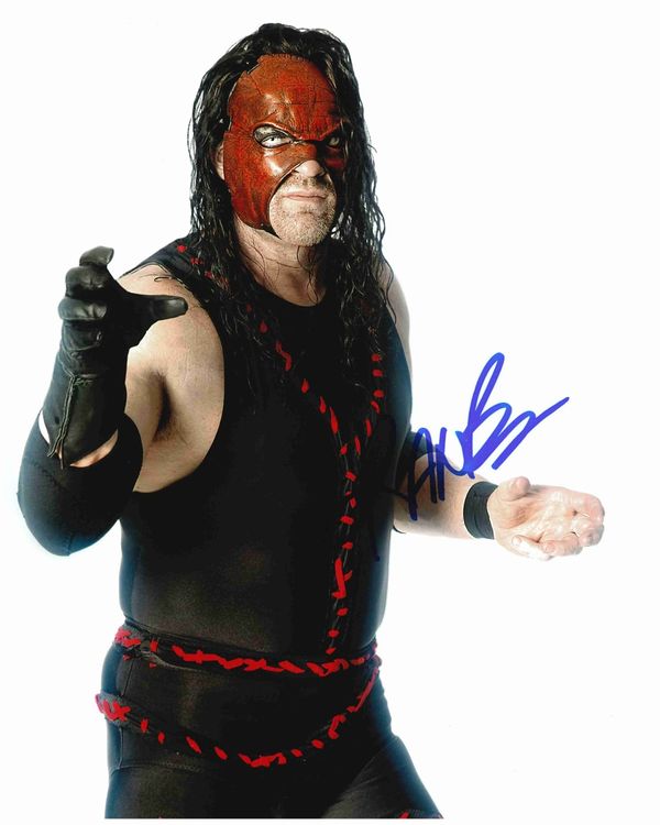 KANE - *WWE* handsigniertes Grossfoto (20x25cm) COA (Gebraucht) in ...