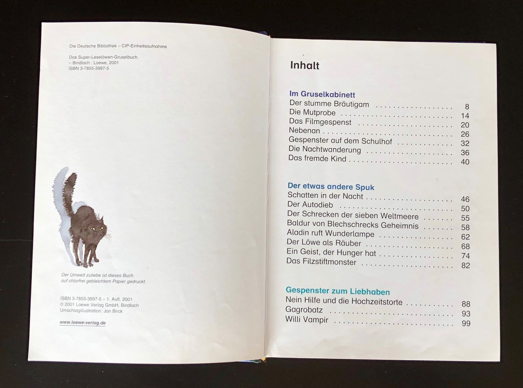 Libri: DAS SUPER  GRUSELBUCH / LESELÖWEN – Usato da Nussbaumen AG venduto da schuba2000 3
