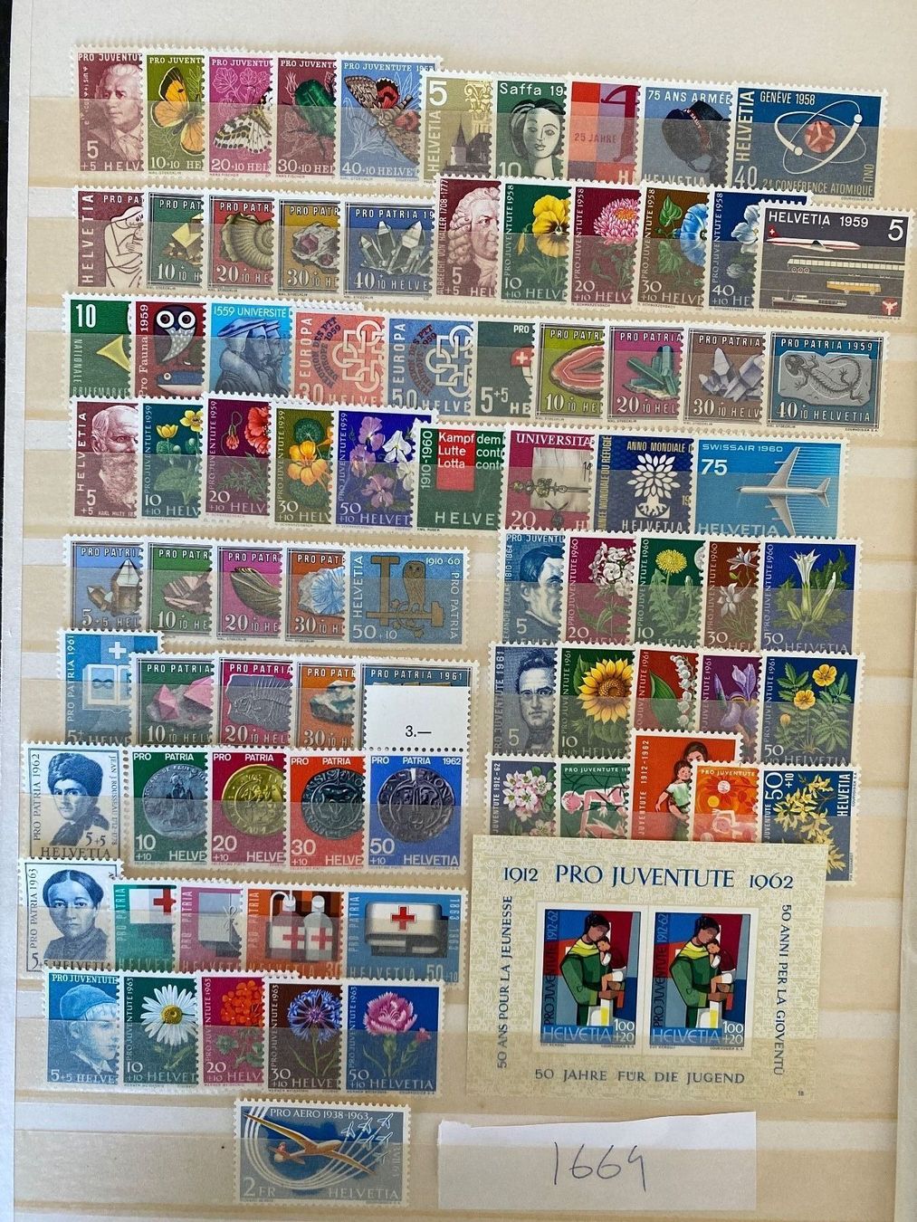 Alle Briefmarken: Alte Pro Patria Juventute Frankaturware Sammlung 45.25Fr ** – Neu (gemäss Beschreibung) aus Wil SG von Chefsugus 1