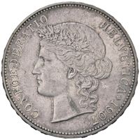 5 Fr.1907, sehr schöne unberührte Patina