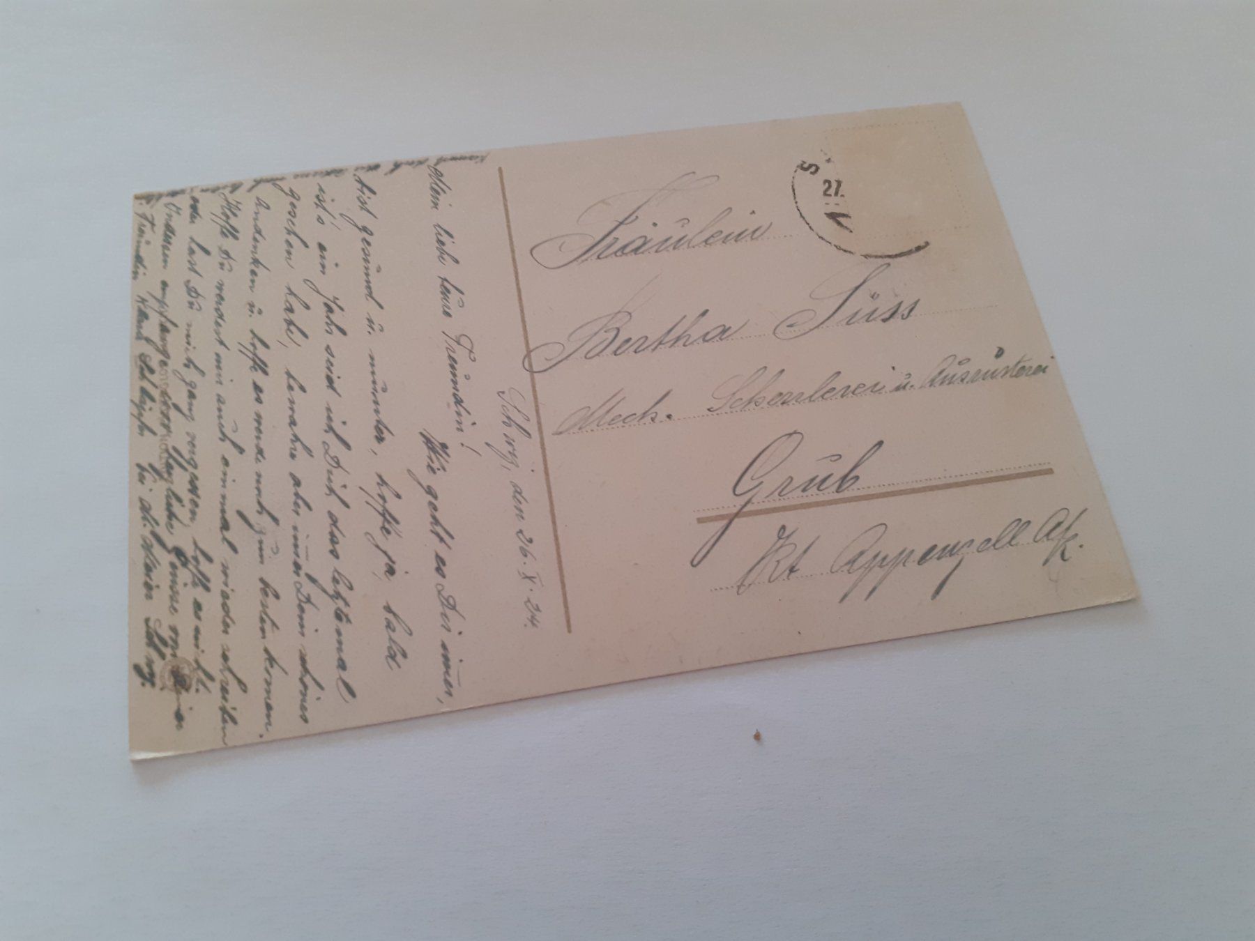 Cartoline postali: SCHWYZ - RATHAUS - 1924 – Usato da Winterthur venduto da Ornyx7 1