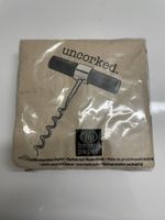 Funny Paper Cocktail Napkins "Uncorked" - New!
