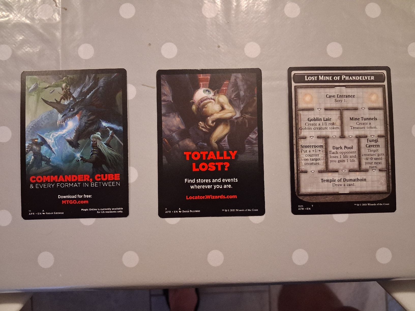 Magic The Gathering Carte collezionabili: magic the gathering 3 token AFR – Usato da Mayens-De-Chamoson venduto da arvine29 1