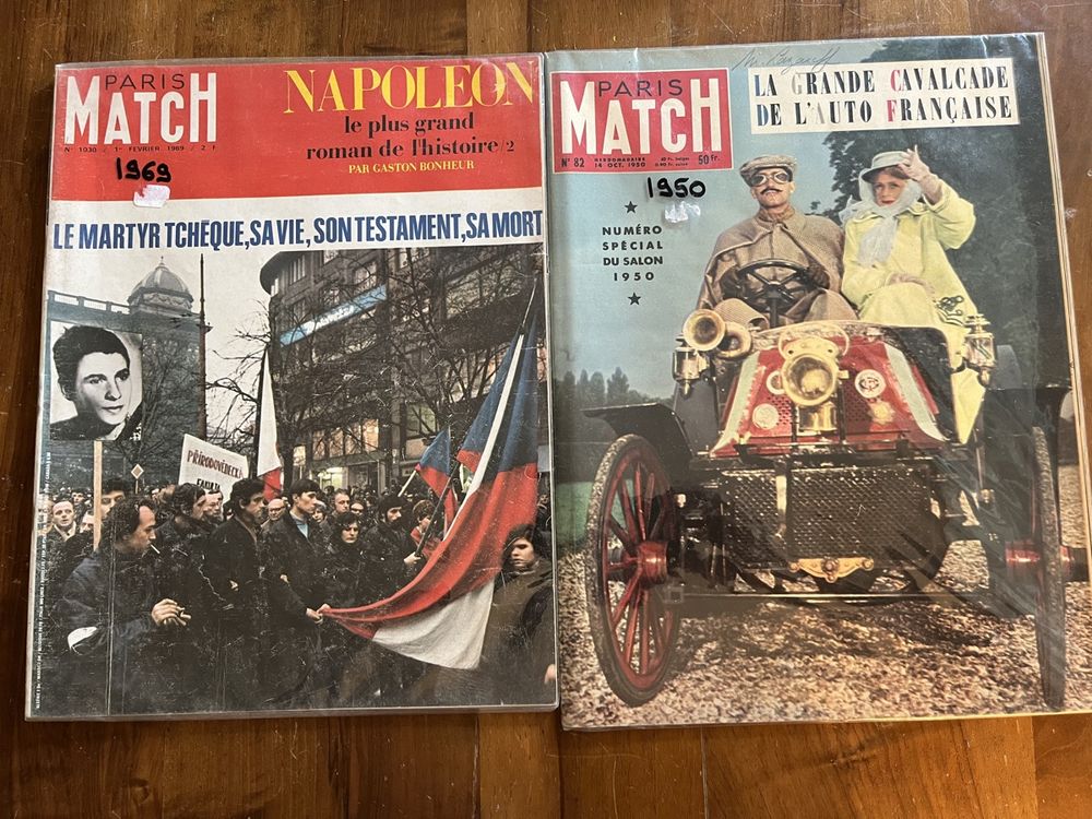 Vintage Paris Match Magazine, 1950 & 1969 (Gebraucht) in Winterthur für ...