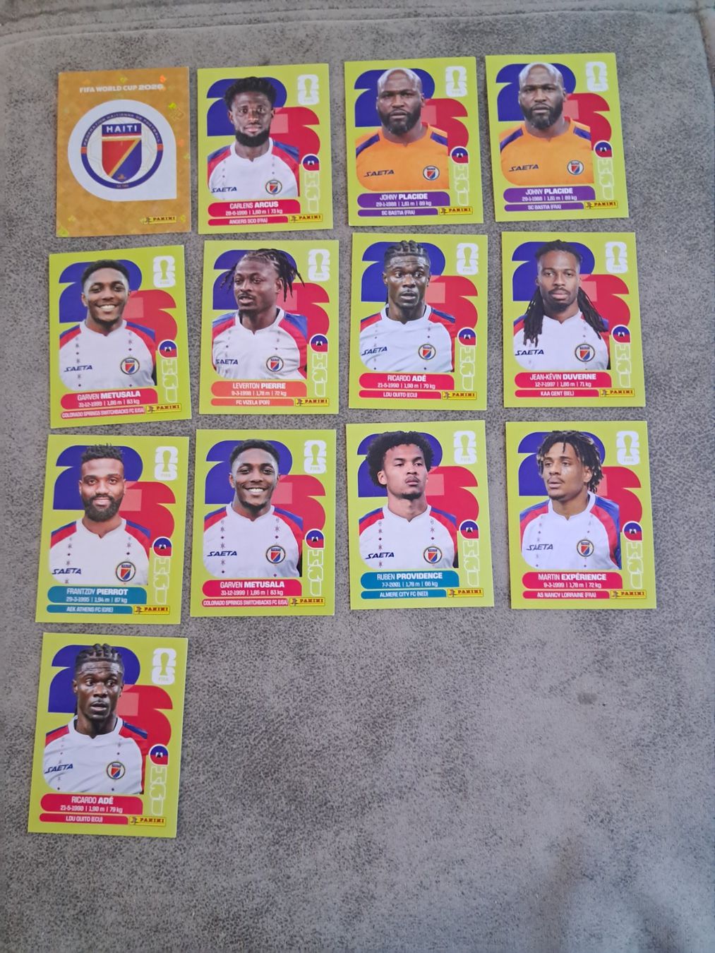 Panini Carte collezionabili: 13 Paninisticker 2026 / Haiti – Nuovo (secondo la descrizione) da Weinfelden venduto da Da-ryn01