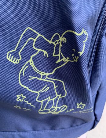 Super sac à dos TINTIN neuf 2 poches zippées, séparations