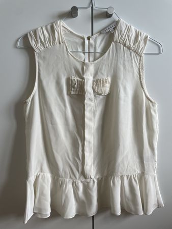 Sandro Seidentop, Gr. 3, creme - Elegantes Sommerteil!