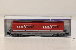 Modellbahn Wagen Hupac crossrail  Roco Spur N