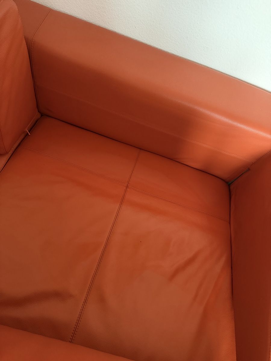 Sofas: Canapé Arketipo cuir orange  – Gebraucht aus Bulle von Lamontagne66 3