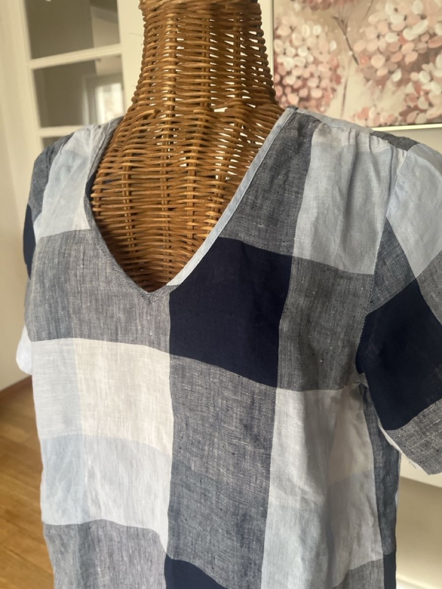 Blusen: Leinenbluse, blau, Clarina, 40 – Gebraucht aus Solothurn von Bobesch08 1