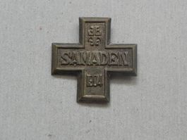 Abzeichen Brosche Medaille Samaden Graubünden GR 1904