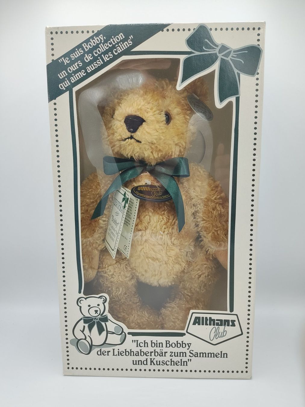 Giocattoli: Althans Club Bobby Teddy mit Originalverpackung – Usato da Schlatt TG venduto da AndrTra