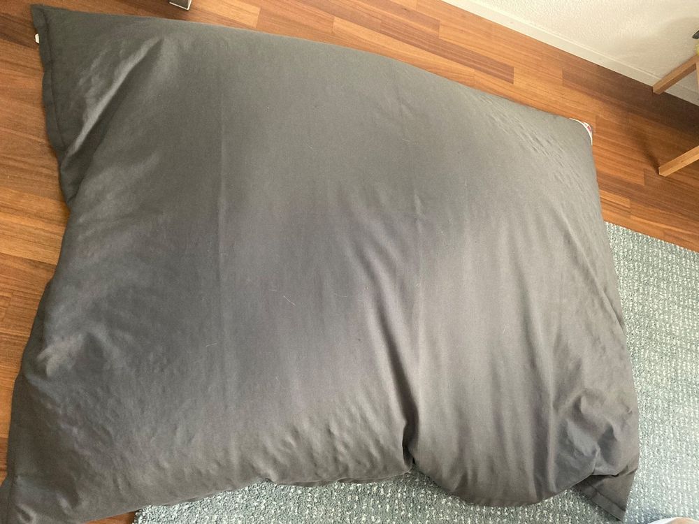 Sitzkissen 120 x 160 cm, grau Kaufen auf Ricardo