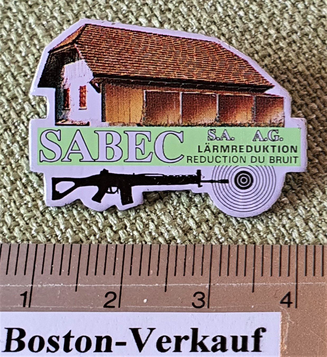 Placchette & Badge: C616 - Pin Schützen Sabec Lärmreduktion – Usato da Reinach BL venduto da Boston-Verkauf 2