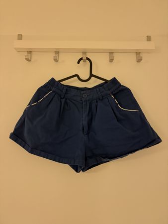 Stylish Navy Blue Summer Shorts - Great Condition!