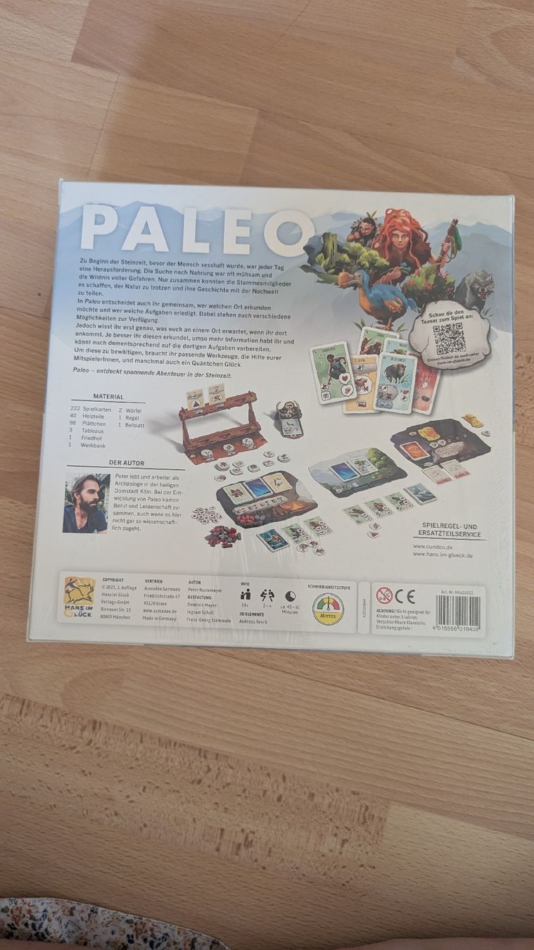 Giochi: Brettspiel Paleo neu – Nuovo e nell'imballaggio originale da Zufikon venduto da Tabea1108 1