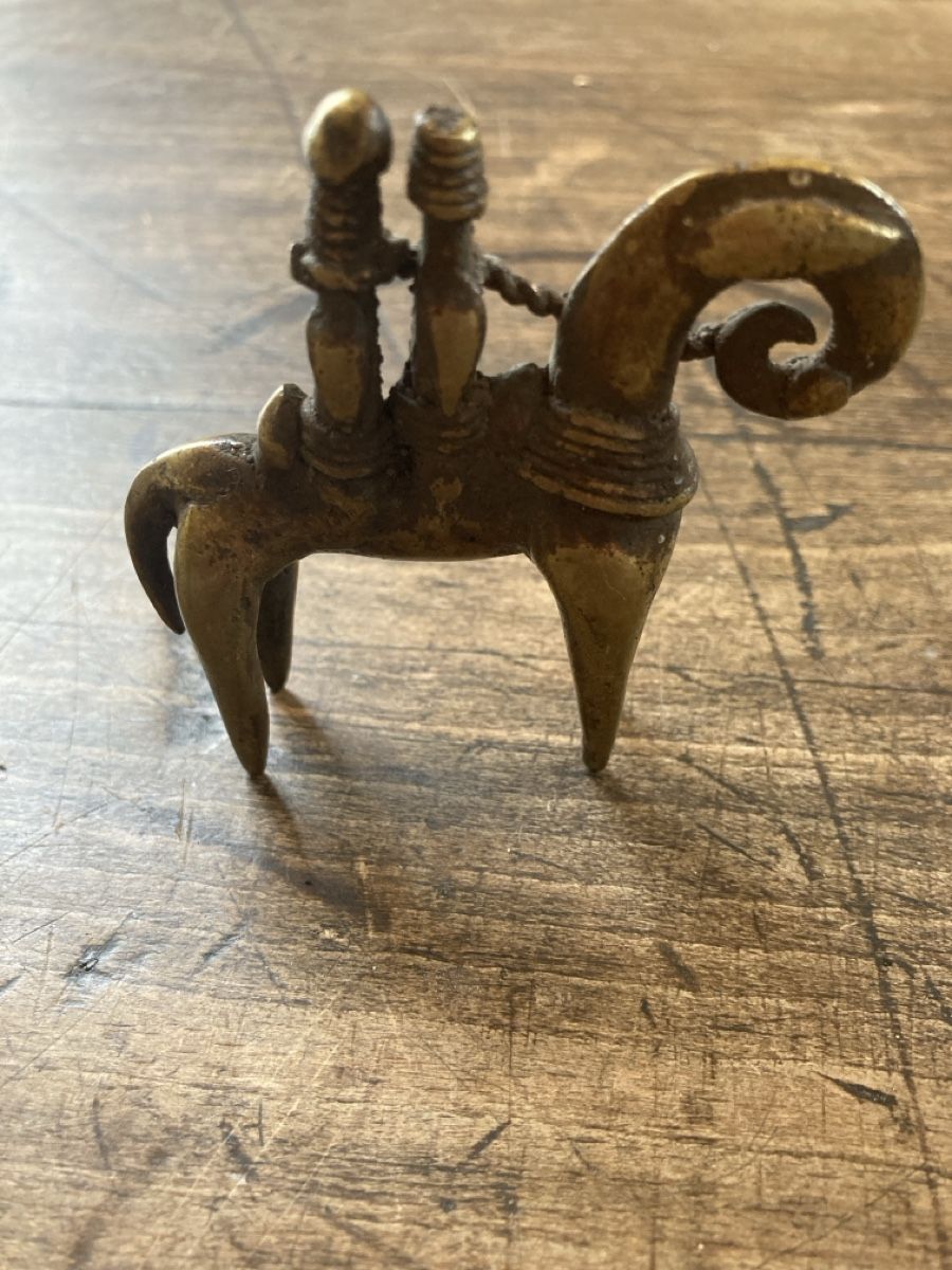 Statuette: Bronze Figur der Kotoko- Kultur, Tschad – Usato da Zürich venduto da Mueschelmau 3