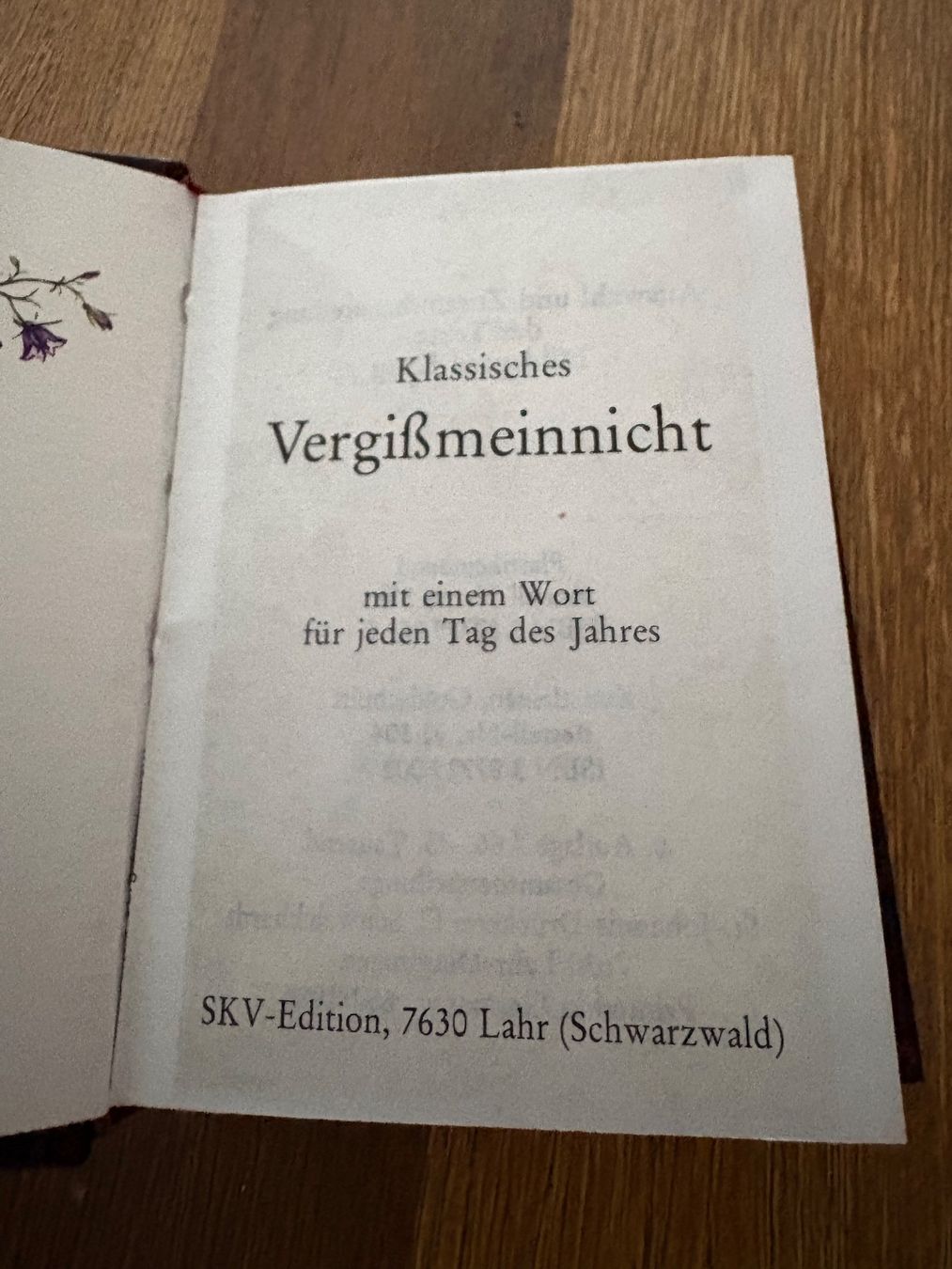 Libri: Vergissmeinnicht Büchlein – Usato da Schübelbach venduto da S1CH 1