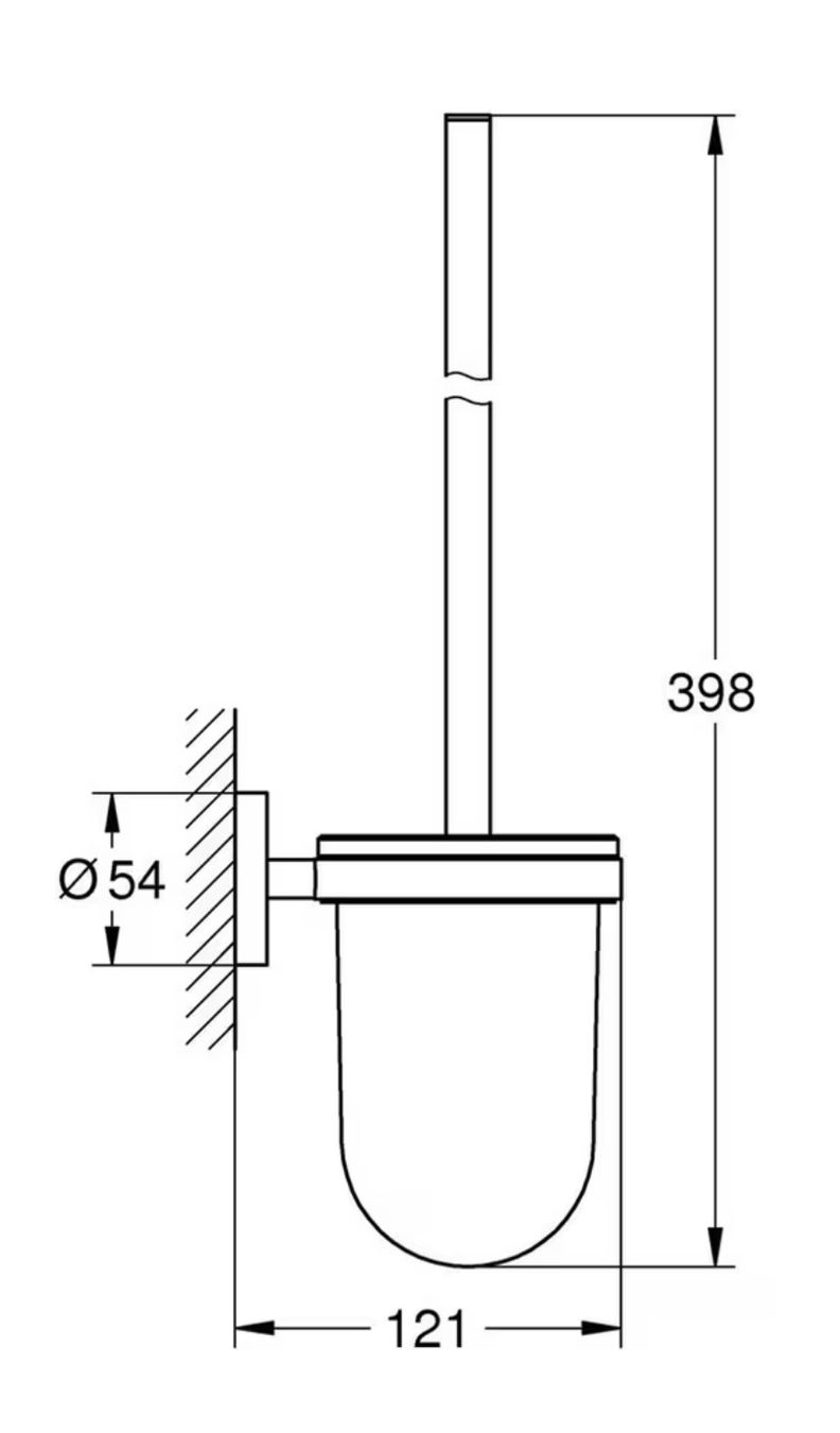 Altri accessori per il bagno: WC-Bürstenhalter Glas/Chrom 'Grohe' – Nuovo (secondo la descrizione) da Pratteln venduto da TT-Rudi 3