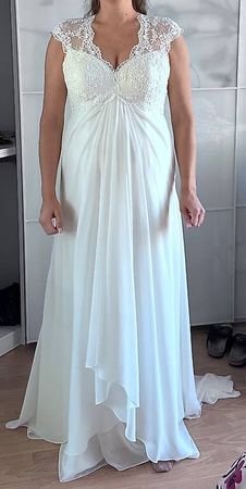 Hochzeitskleid (auch für Schwangere) Gr. 40