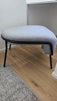Hocker grau/schwarz