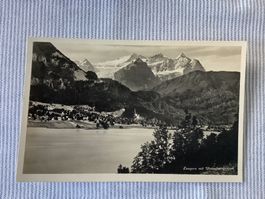 Lungern mit Wetterhorngruppe - gelaufen 1932