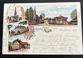 Gruss aus Muri Bern Litho