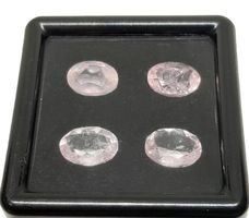 4x Morganites 7x5 mm - Valeur 74.- Fr
