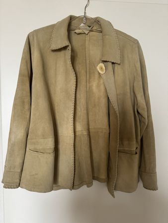 Amer.Canyon Wildlederjacke beige Gr. S Übergangsjacke Lederj