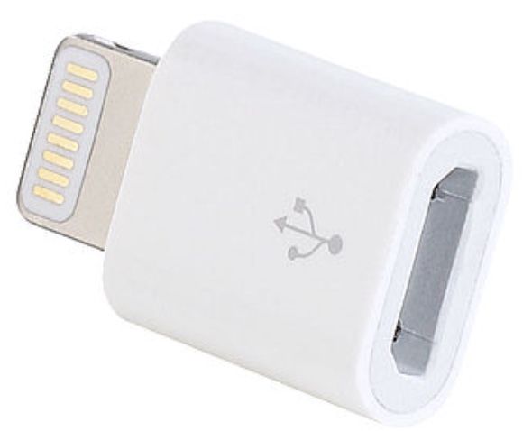 Lecteurs & Adaptateurs: Adapter Lightning m -  micro USB w Farbe weiss – Neuf avec emballage d'origine à lyssach par Fisch40