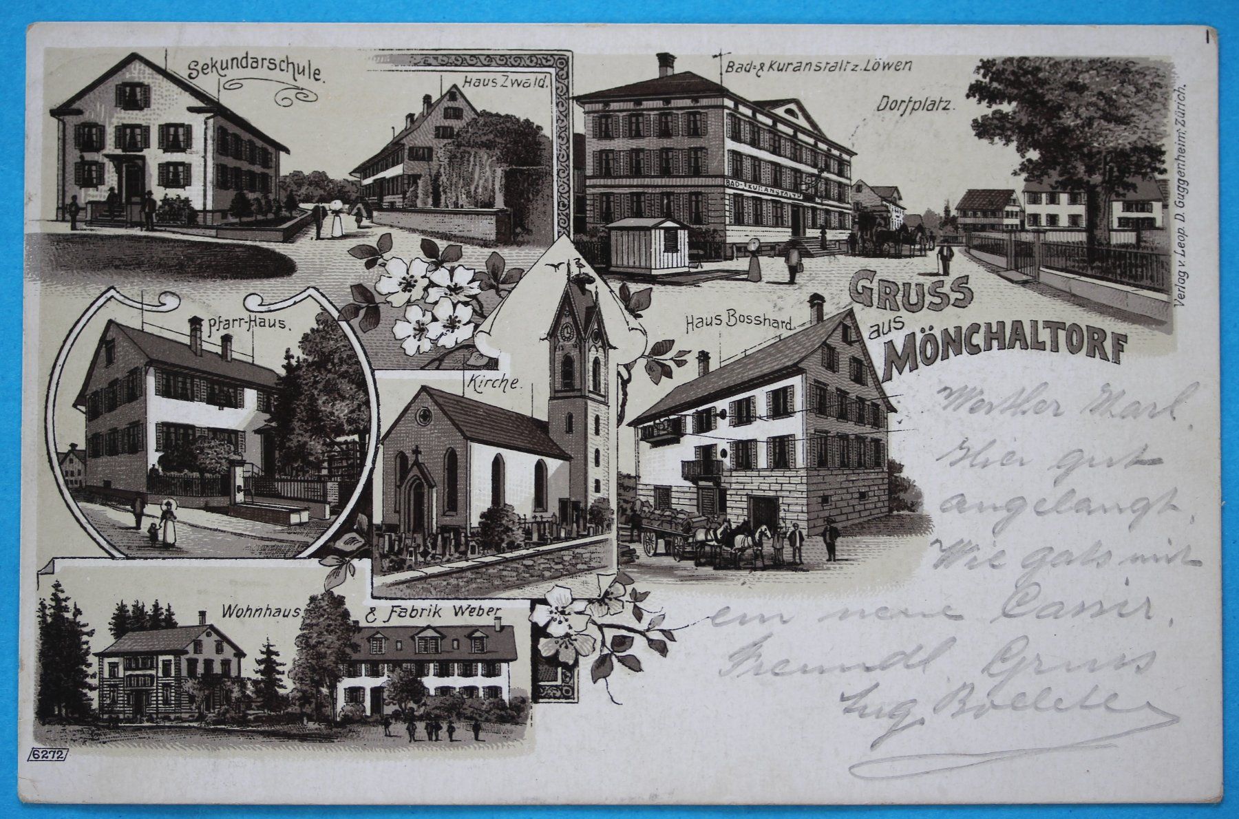 Cartoline postali: MöNCHALTORF LITHO AK – Usato da Lotzwil venduto da pirolh