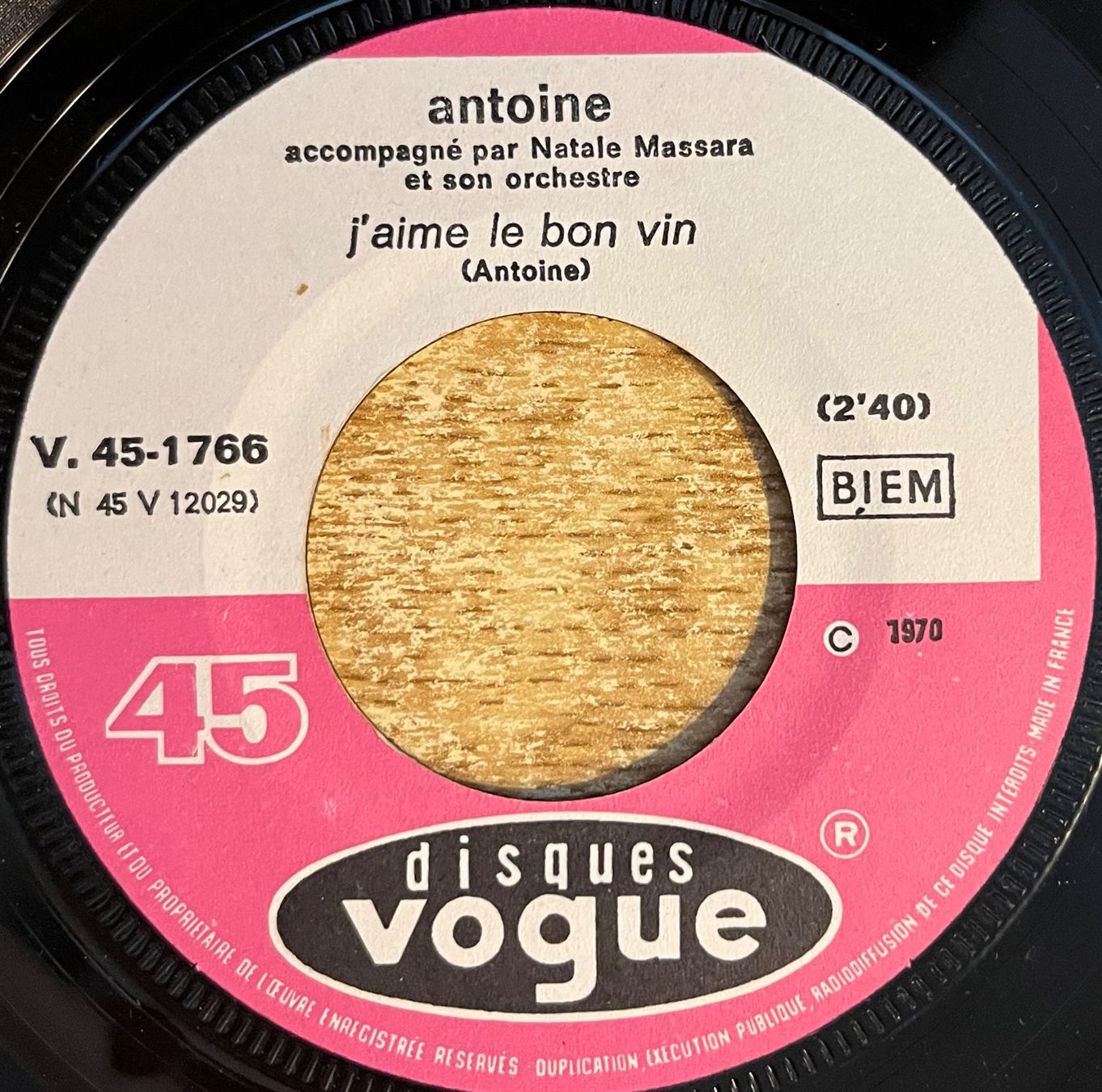 Dischi in vinile: ANTOINE - RA - TA - TA – Usato da Bussigny venduto da vinyl-pas-cher 3