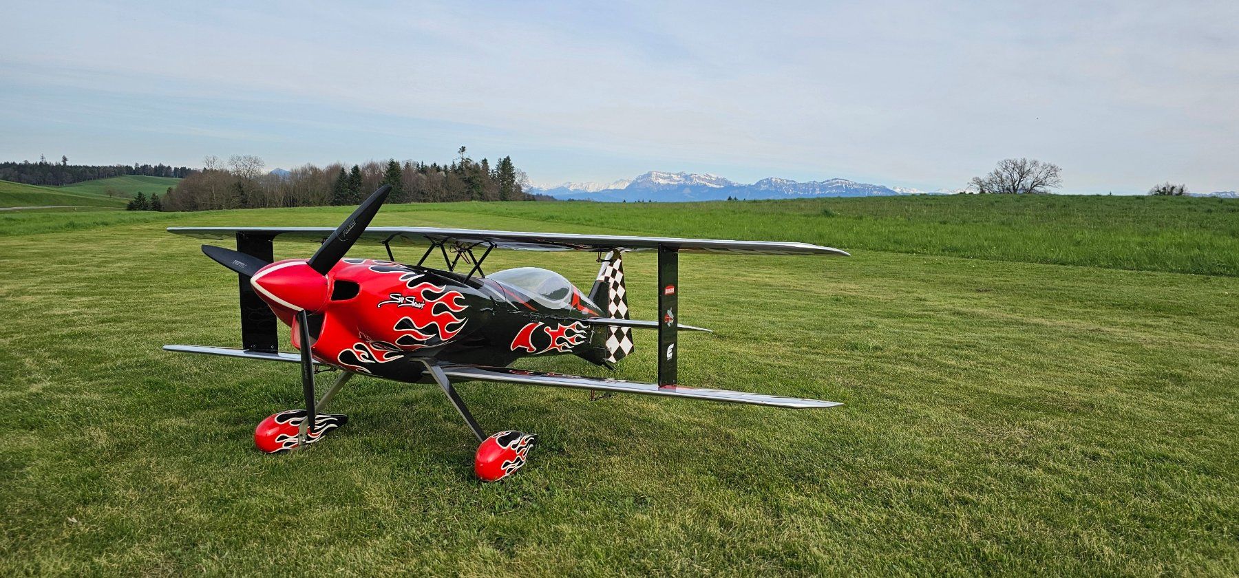 Modellismo RC: P3 von Hangar 9 Doppeldecker mit 2m Spannweite – Usato da Zofingen venduto da Scheidi1977 2