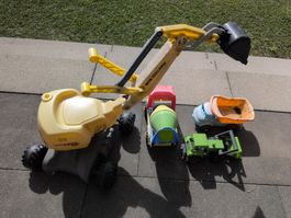Spielzeug Baustellenfahrzeug Set New Holland gebraucht