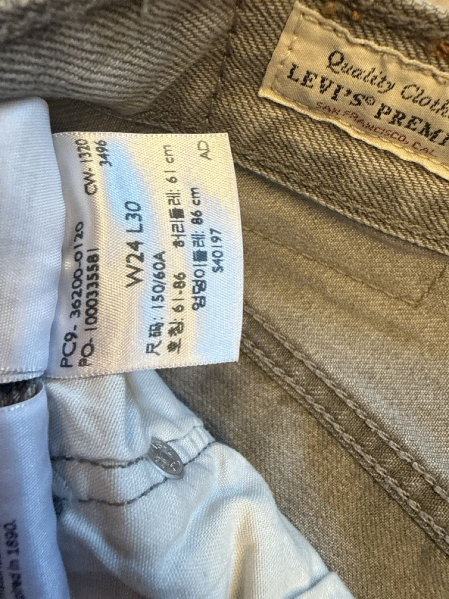 Levi's Jeans: Graue Levi's 501 Jeans Gr. W24/L30 – Gebraucht aus Embrach von shila_03 3