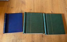 3x Alte Briefmarken Album Leer der Marke KABE