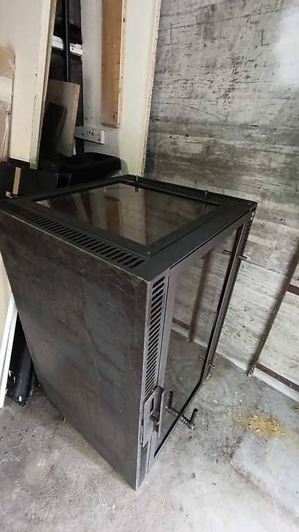 Camini: Kamineinsatz / Heizkassette  Eckmodell – Usato da Jona venduto da helly15 1