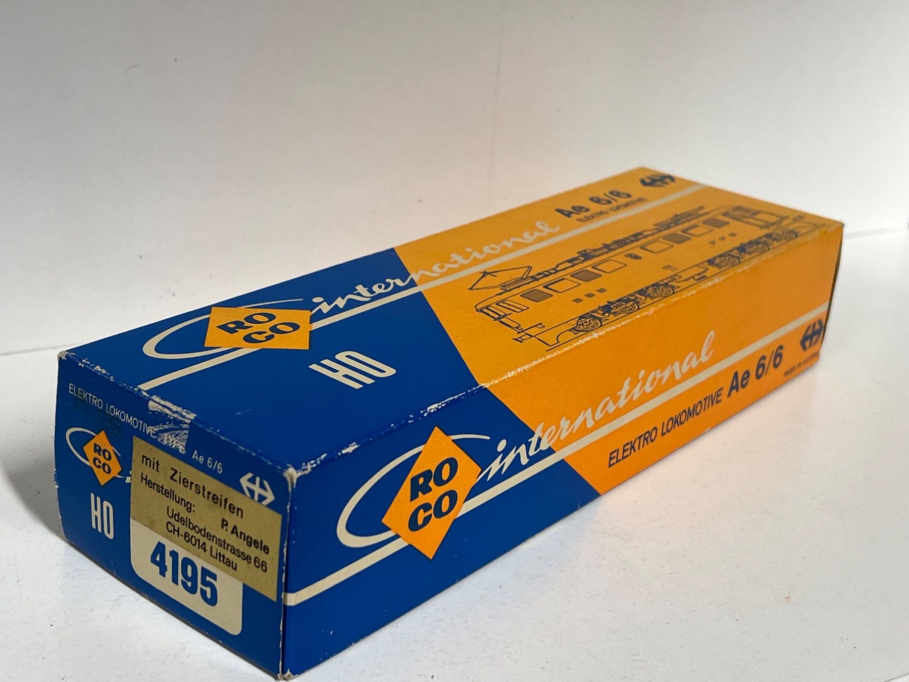Roco Modelleisenbahnen: Roco 4195 H0 SBB Ae 6/6  DC Analog – Gebraucht aus Neuenhof von ludovicco 8
