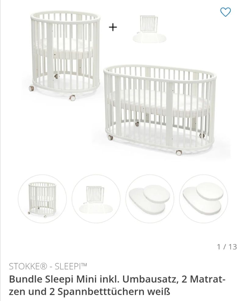 Stokke Betten: Baby- und Kinderbett – Gebraucht aus Zollikofen von sanli01